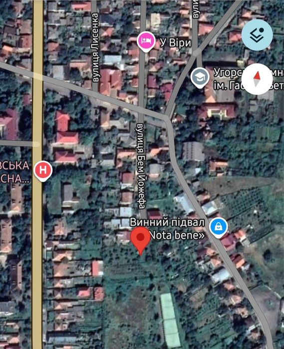 Продаж земельної ділянки  ( 25 сот) під будівництво в м. Берегове
