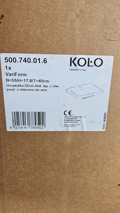 Umywalka koło VariForm 55cm