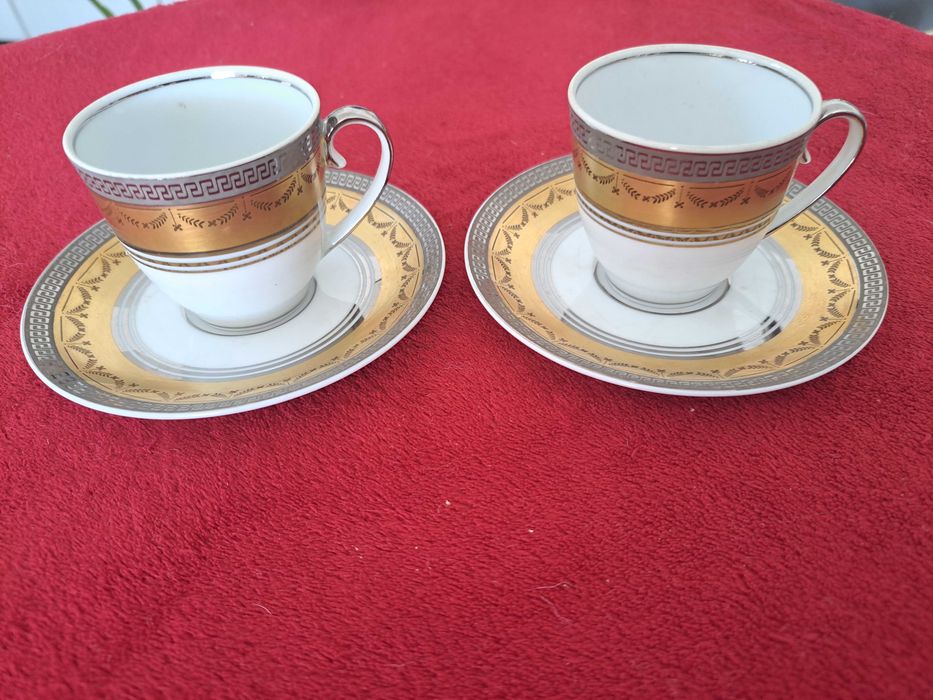 Serviço EMA-VA/2 Chávenas Elizabethan/2 Café/Tabuleiro