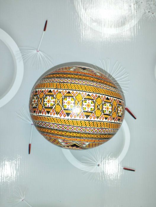 Писанки на страусиних яйцях