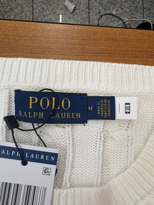 Polo Ralph Lauren Cable-Knit Short-Sleeve Sweater M