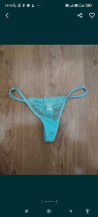 Stringi koronkowe damskie S