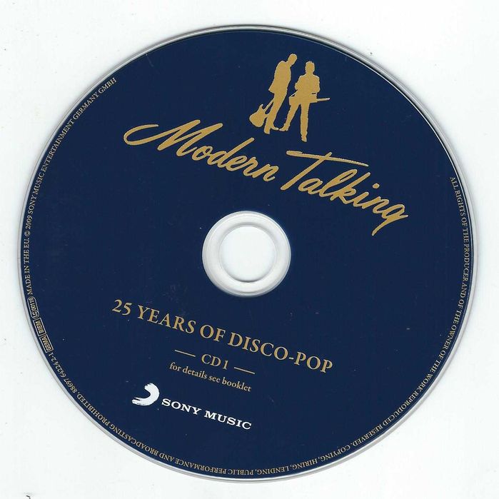 2 CD Modern Talking - 25 Years Of Disco-Pop (2009) Sony Music Digipak