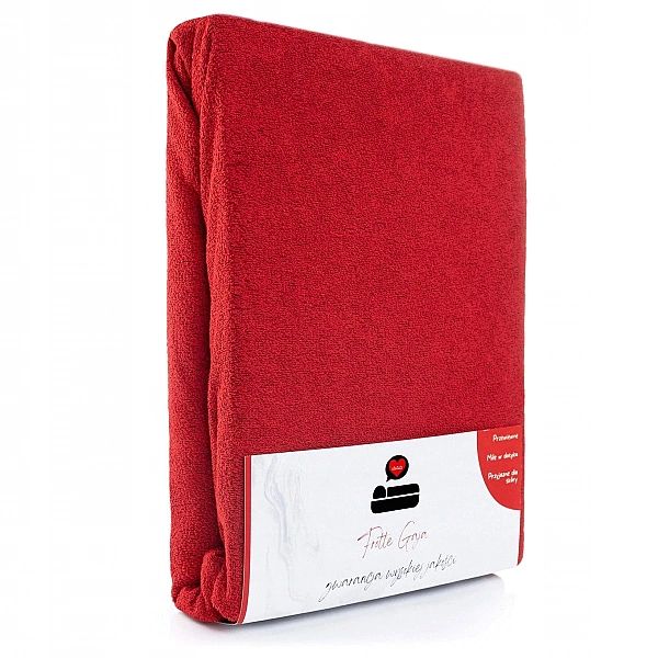 Prześcieradło 90x200 jednolite bawełna FROTTE z gumką GAJA