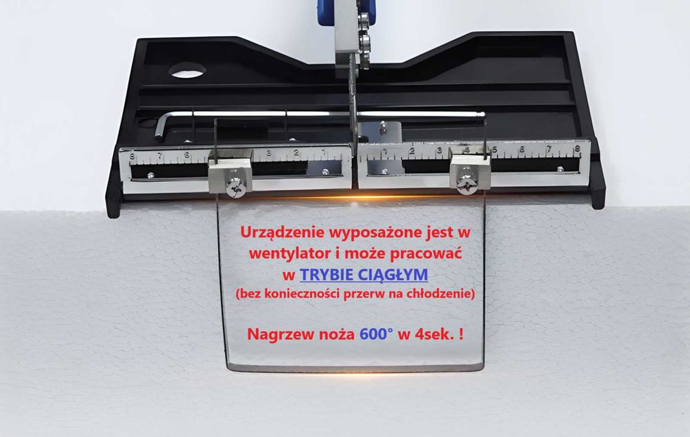 NOWY 250W! Nóż termiczny, wycinanie boni, pod rury wodne w styropianie