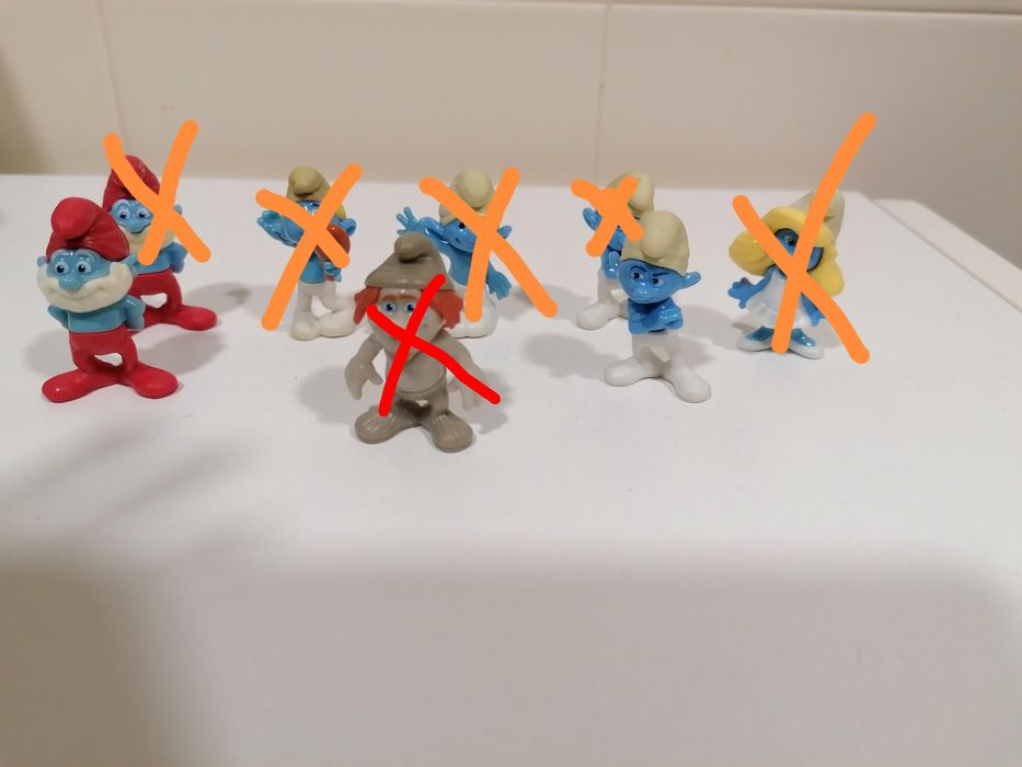 Coleção kinder "Smurfs"