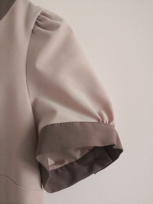 Sukienka damska beżowa