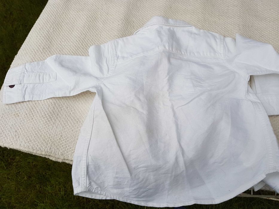 Biała koszula next 68-74, 6-9 msc