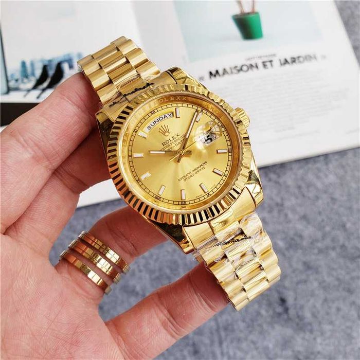 Годинник автоматичний Rolex datejust gold