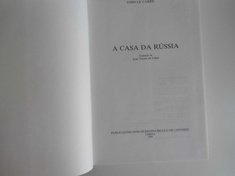 A Casa da Rússia por John Le Carré