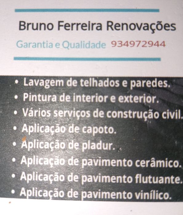 BF Renovações ( serviços)