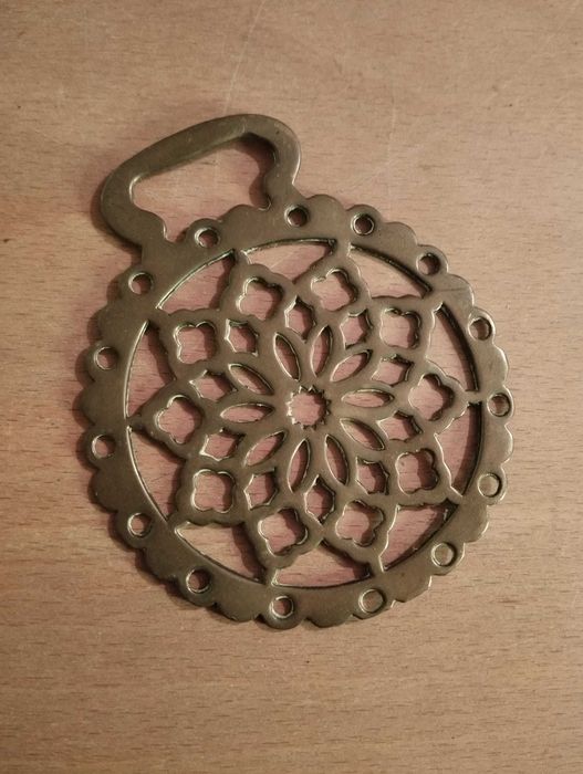 Fivela Latão Sela Cavalo - Mandala