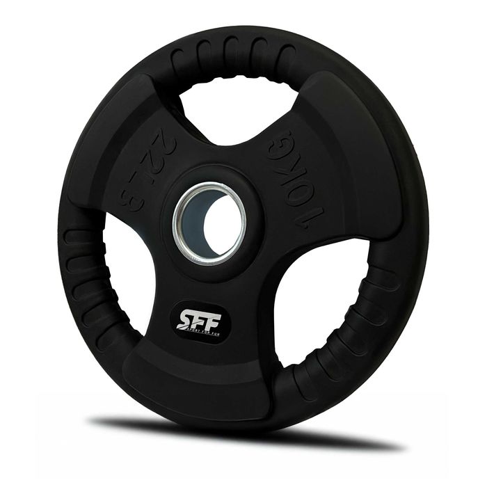 Obciążenie Olimpijskie Krążek 10KG Gumowane 51MM Solidne Talerz