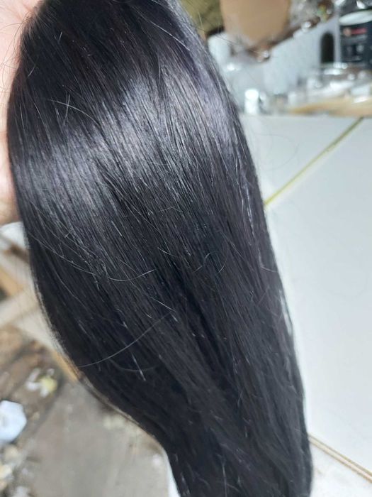 Włosy naturalne 200 pasm ok 43 cm pod ringi