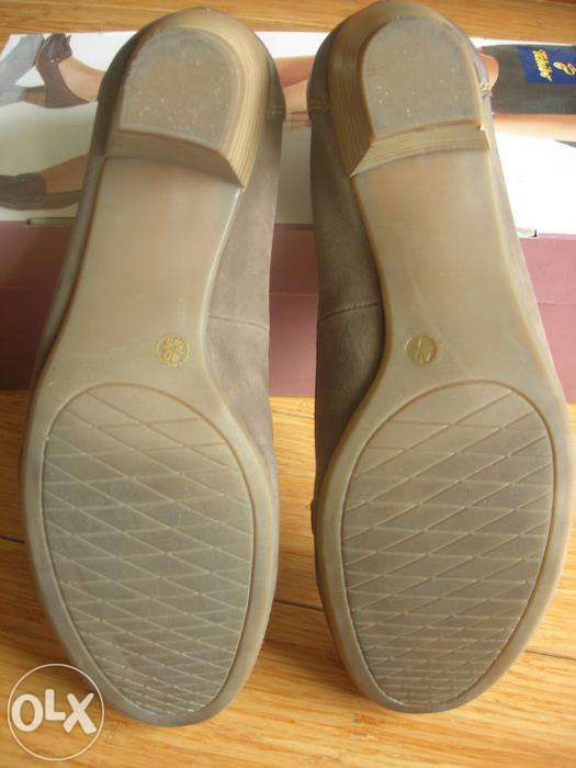 SKÓRZANE pantofle brązowe CZÓŁENKA NOWE !! roz 40