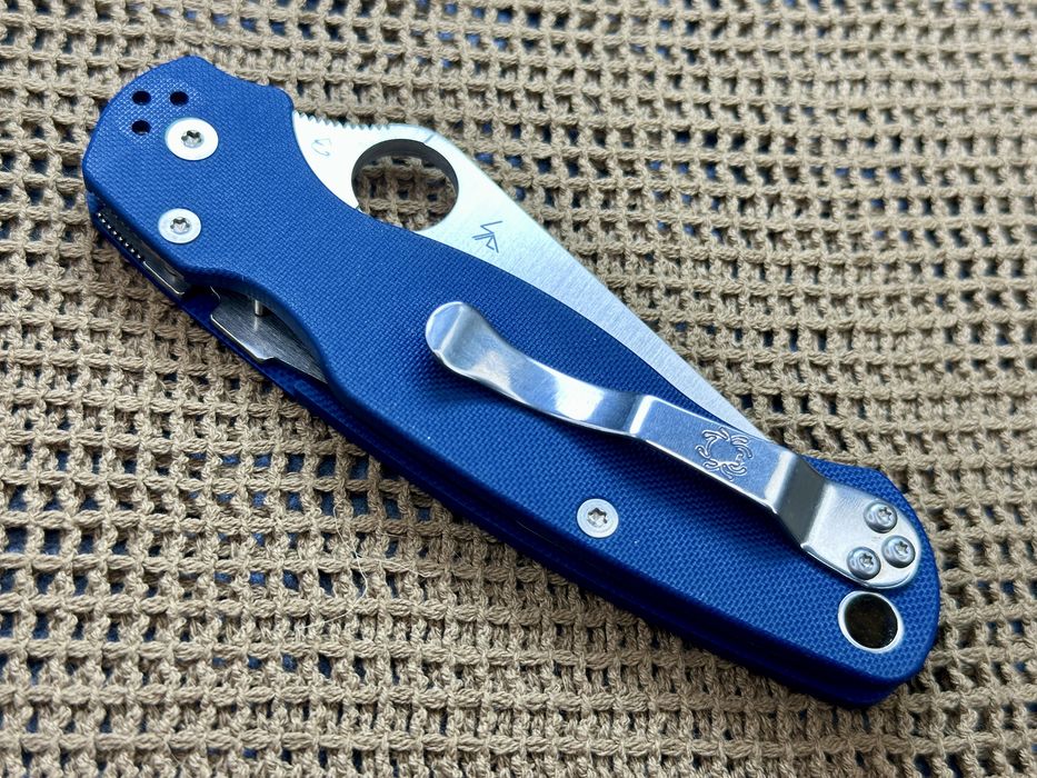 Ніж Spyderco Para Military 2 Cobalt Blue SPY27