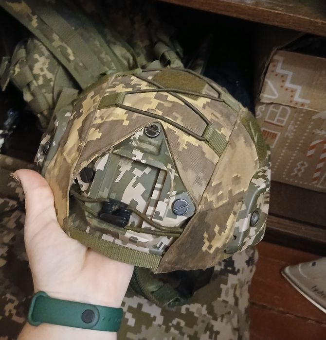 Кевларовий шолом Оберіг модель R PRO (піксель)