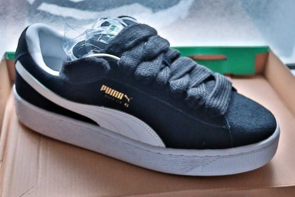 PUMA Black Suede XL 41 (Novas!)