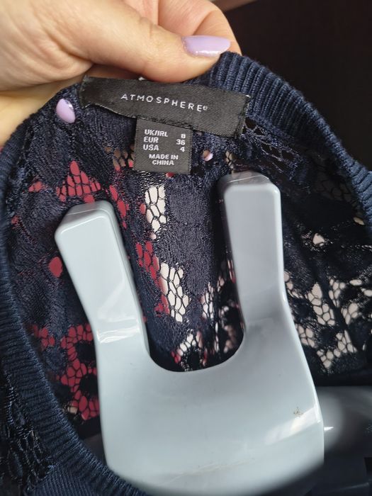 Sweterek dłuższy atmosphere M haft