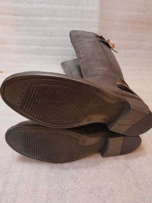 Новые кожаные  сапоги, р.41, осень