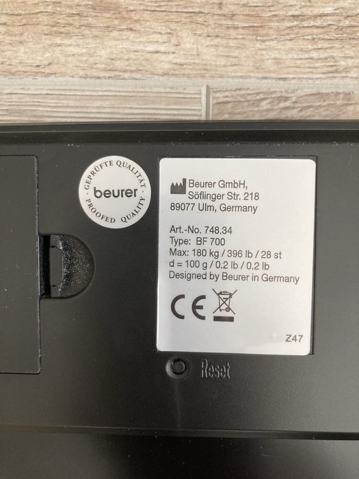 BEURER waga szklana łazienkowa, diagnostyczna połączona ze Smartphone