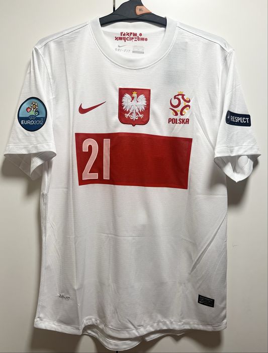 Koszulka Reprezentacji Polski Grosicki 21 • Euro 2012 • XL Retro