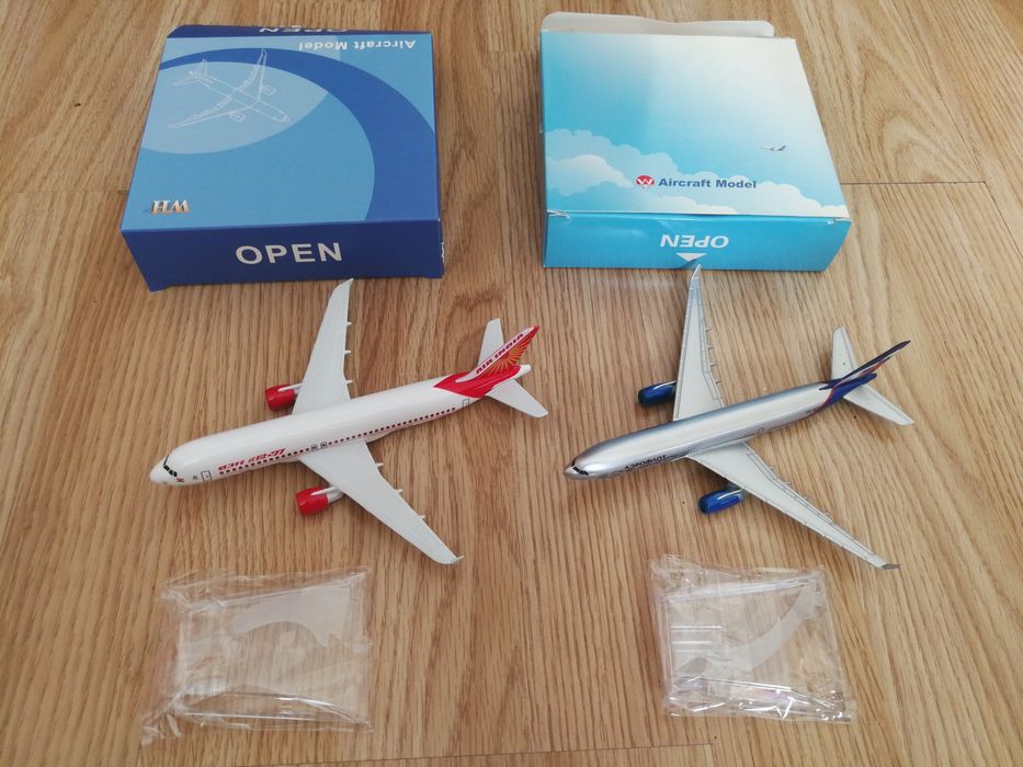 2x model samolot 1/400 airbus a350 metalowe metal