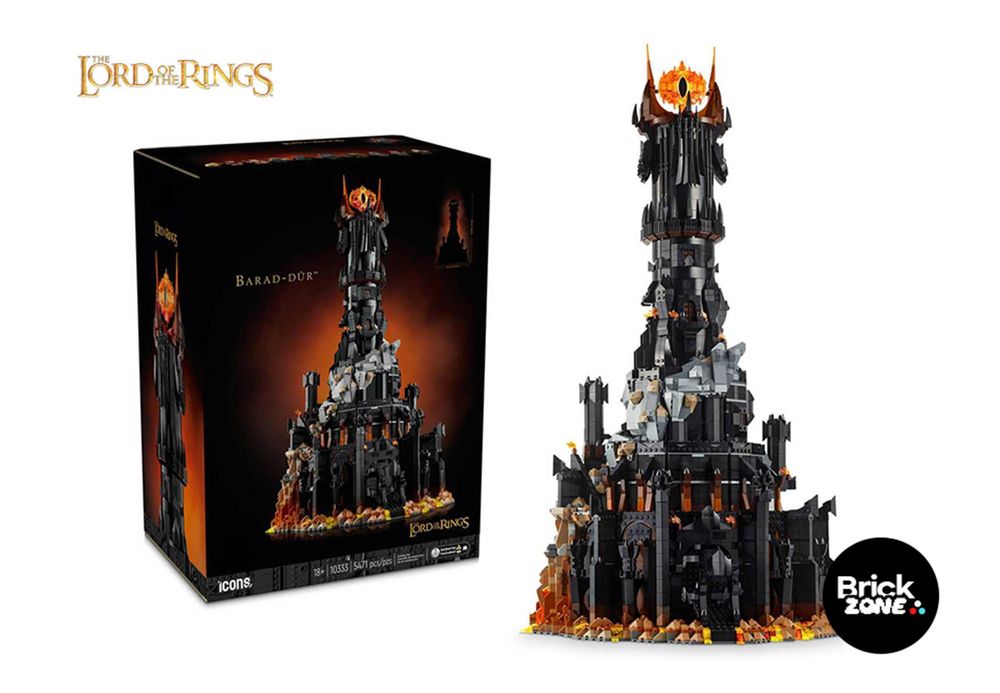 ‼️5471 деталей‼️Конструктор Lego The Lord of the Rings: Barad-dur / Володар Перснів Барад-Дур (10333)