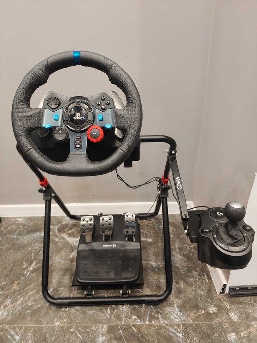 Logitech G29 + shifter + stelaż