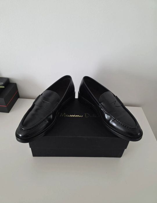 Sapatos Clássicos de pele Massimu Dutti