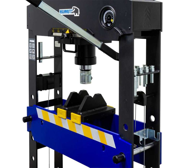 Prensa Pneumática 45 ton c/ manómetro e bomba. Altura ajustável JL20