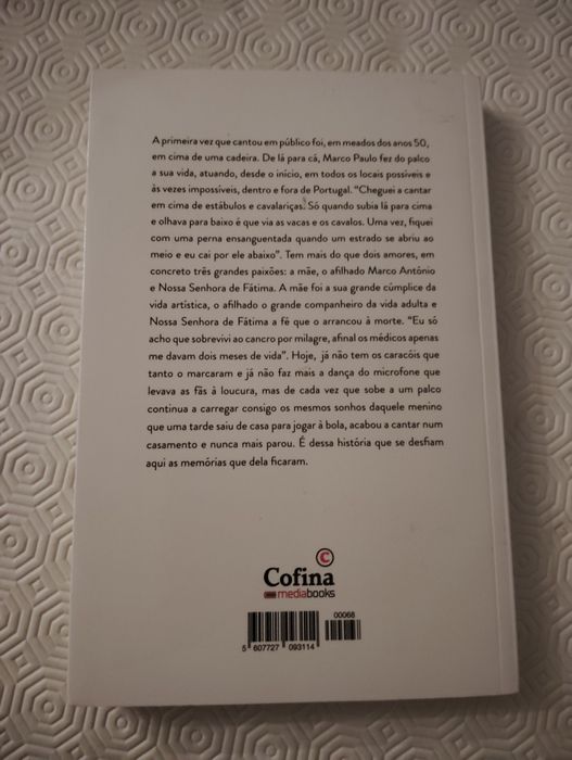 Livro Marco Paulo Palco,Amores e Fé As Histórias Nunca Contadas Novo Autografado