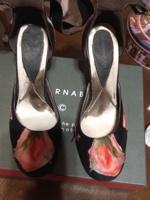 Туфли женские замшевые