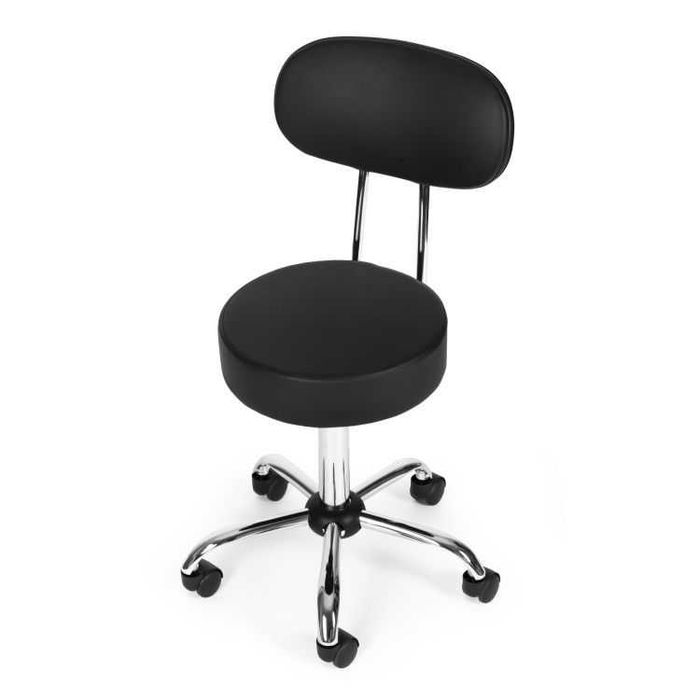 Fotel kosmetyczny obrotowy z oparciem medyczny regulowany