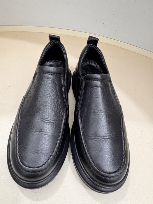 Змінне взуття Туфлі чорні  шкіряні