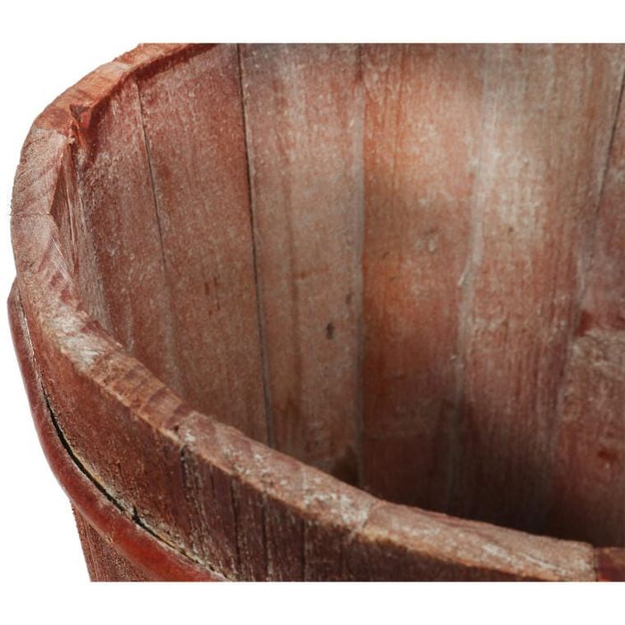 DONICA OSŁONKA DREWNIANA BRĄZOWA ŚREDNICA 23CM