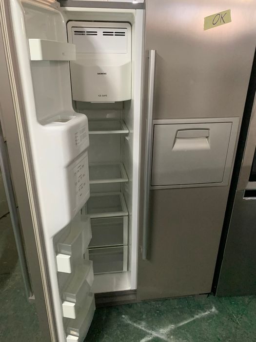 frigorifico siemens americano cinza