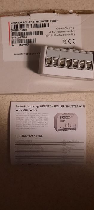 Moduł WiFi do sterowania roletami
