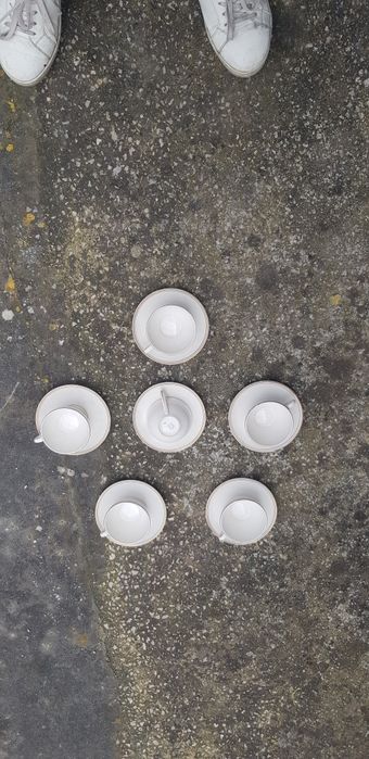 Loiça Sacavem conjunto chavenas e pires