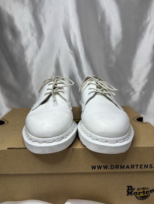Dr Martens 1461 all white krótkie glany niskie całe białealternative