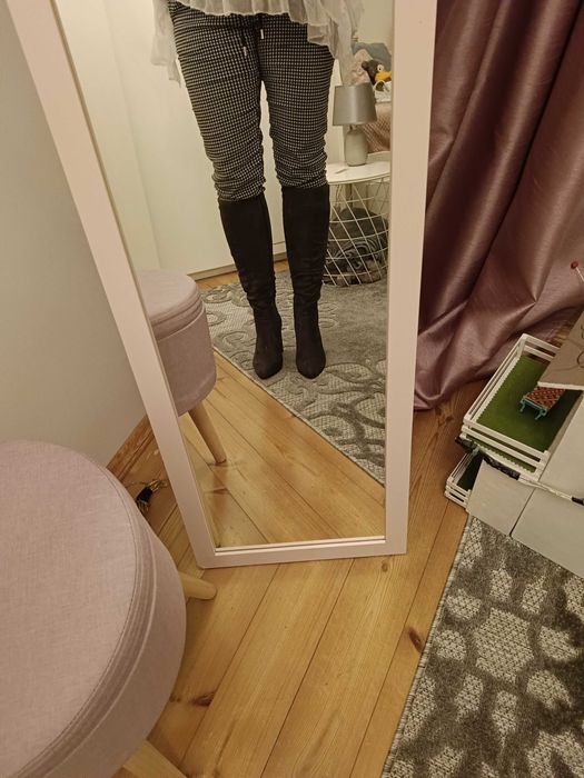 Kozaki  jesienno/wiosenne materiałowe