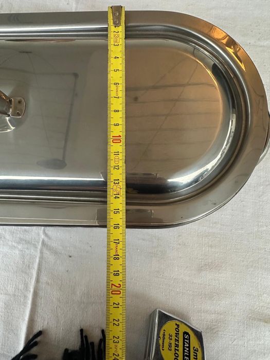 Panela de peixe em inox