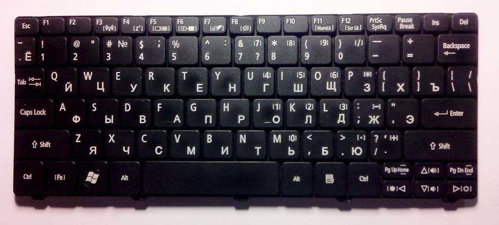 Клавиша на клавиатуру нетбуков Emachines EM350 EM355
