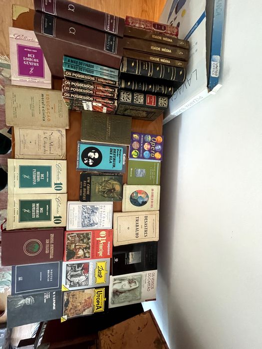 Conjunto de vários livros em bom estado