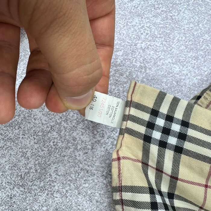 Чоловіча орігинальна вінтажна сорочка burberry london nova check