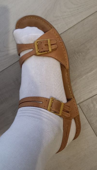 Кожаные женские басаножки