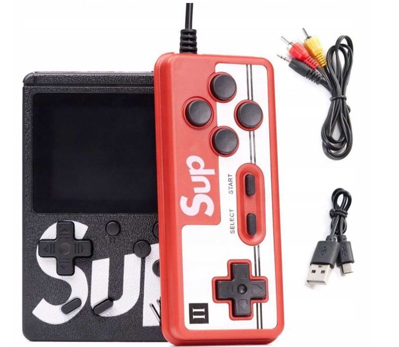 MINI KONSOLA RETRO 400 gier gra telewizyjna + PAD dla drugiego gracza