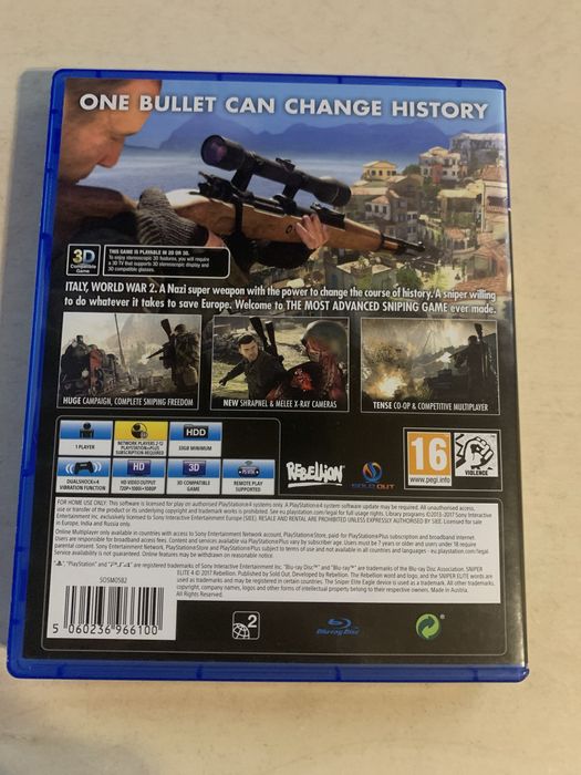 Sniper elite 4 ps4