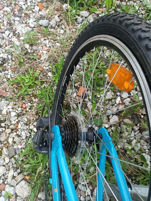 Rower MTB Kross Hexagon Jr 1.0 rama 12 cali koło 24 " niebieski