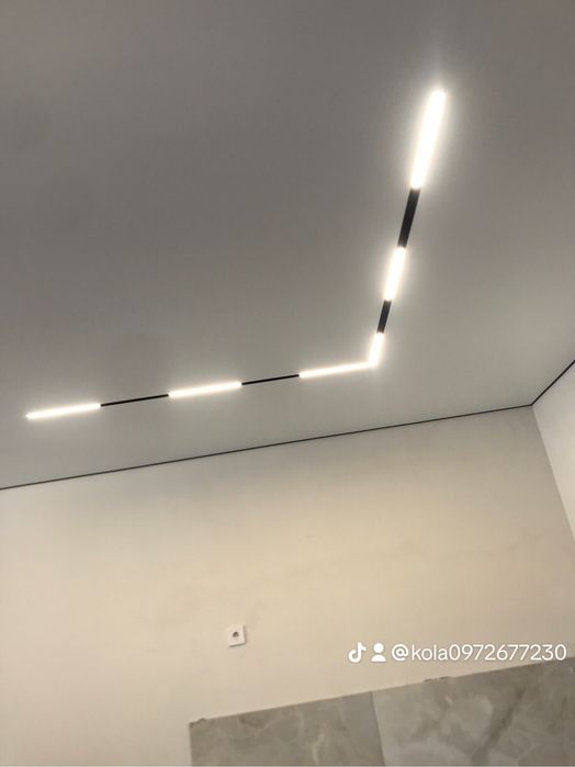 Наяжні стелі. Матові глянцеві сатинові